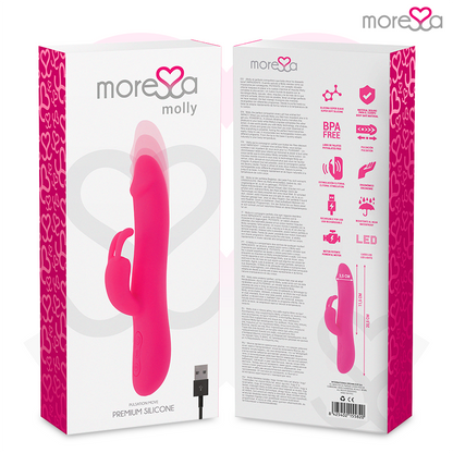 MORESSA - MOLLY IMPULSOR UP&amp;DOWN I POTENT VIBRACIÓ PREMIUM SILICONE RECARREGABLE