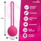 MORESSA - OSIAN ONE ENTRENAMENT SÒL PÈLVIC 51gr PREMIUM SILICONA ROSA