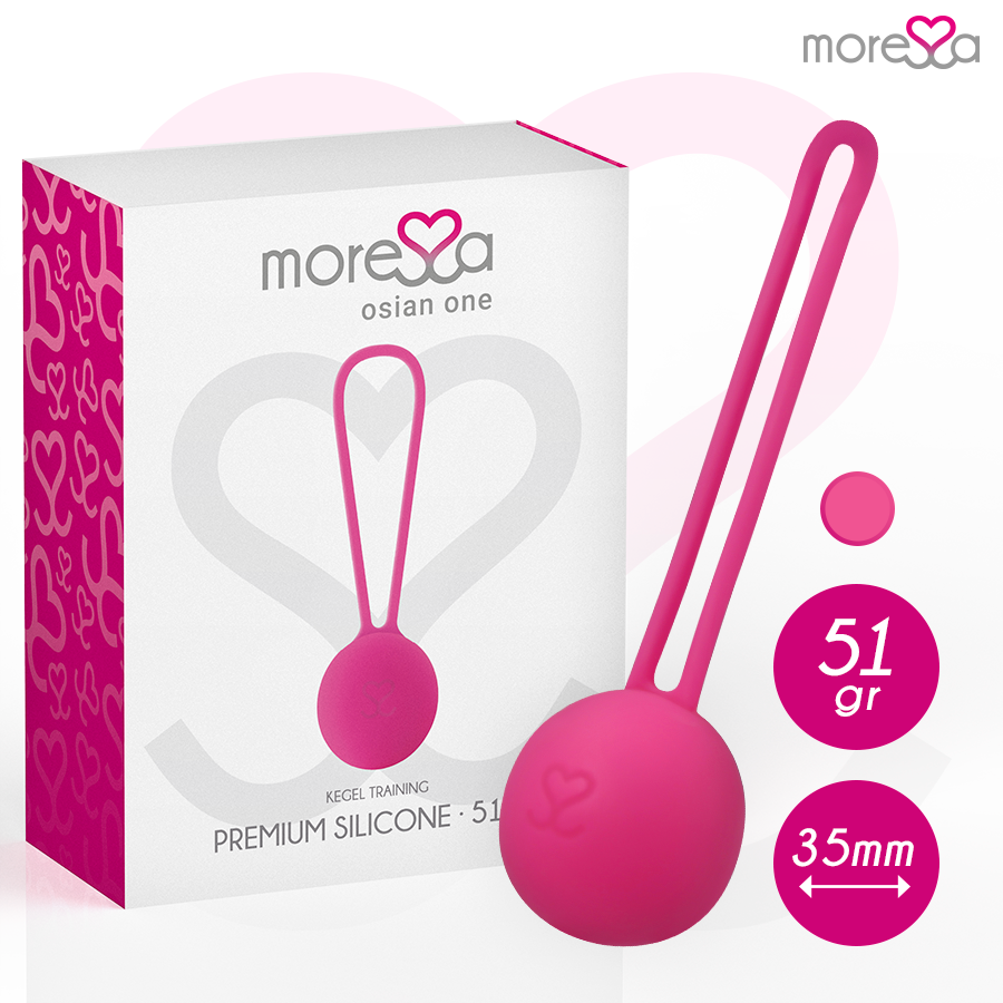 MORESSA - OSIAN ONE ENTRENAMENT SÒL PÈLVIC 51gr PREMIUM SILICONA ROSA
