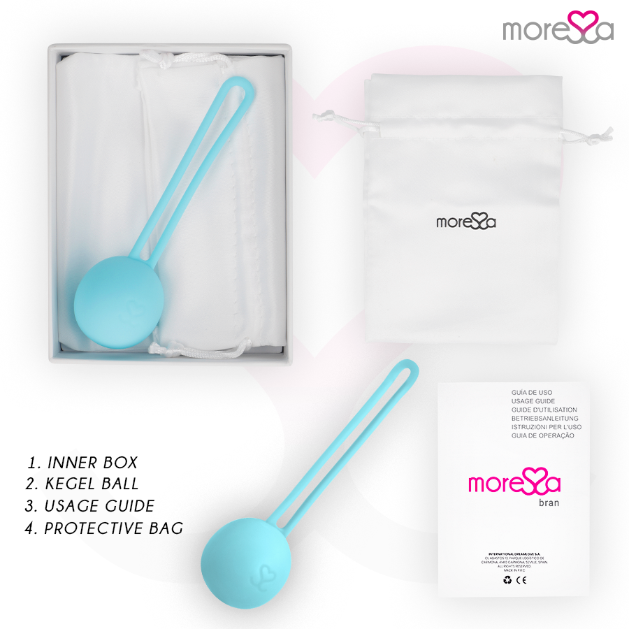MORESSA - OSIAN ONE ENTRENAMENT SÒL PÈLVIC 51gr PREMIUM SILICONA TURQUESA