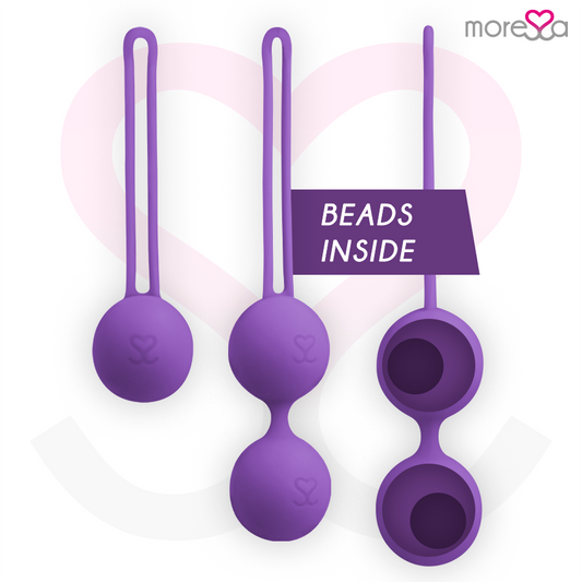 MORESSA - OSIAN SET Osian One; 51 Gr / Osian Two; 101 Gr / Osian Three 85 gr PREMIUM LILAC SILICONE