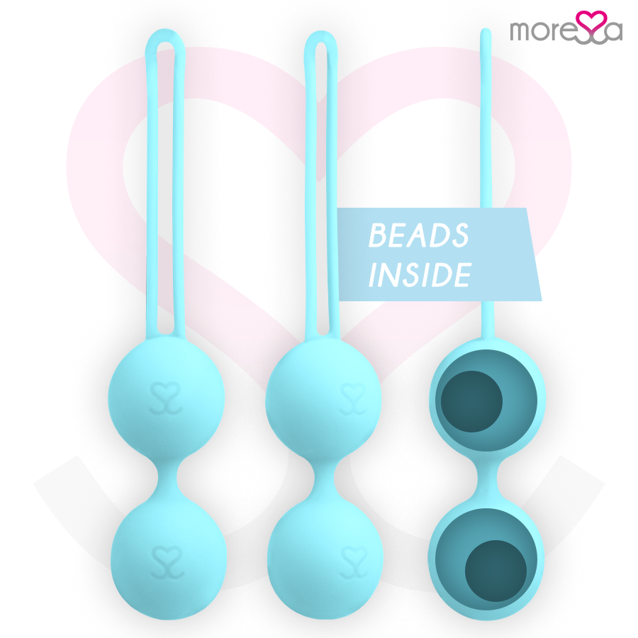 MORESSA - OSIAN THREE ENTRENAMENT SÒL PÈLVIC 85 gr PREMIUM SILICONA TURQUESA