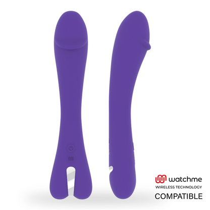 Vibrador MR BOSS Enzo compatible con tecnología inalámbrica WatchMe, diseño elegante y moderno, en color negro.