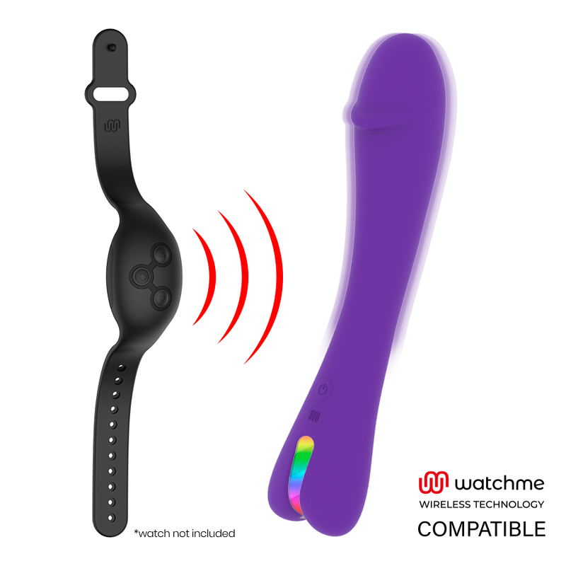 Vibrador MR BOSS Enzo compatible con tecnología inalámbrica WatchMe, diseño elegante y compacto para uso personal.