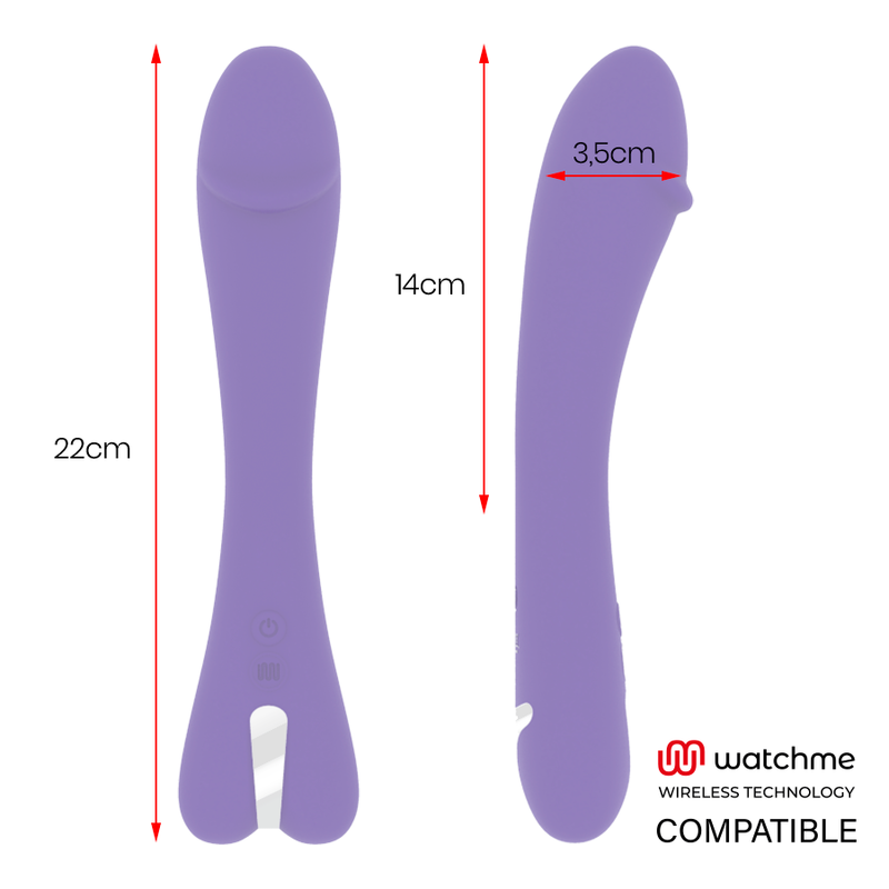 Vibrador MR BOSS Enzo compatible con tecnología inalámbrica WatchMe, diseñado para uso personal.