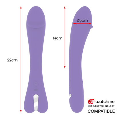 Vibrador MR BOSS Enzo compatible con tecnología inalámbrica WatchMe, diseñado para uso personal.