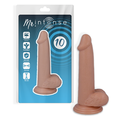 MR INTENS - 10 PENIS REALÍSTIC 18 CM -O- 3.4 CM
