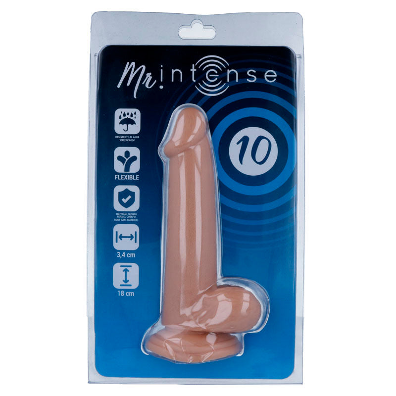 MR INTENS - 10 PENIS REALÍSTIC 18 CM -O- 3.4 CM