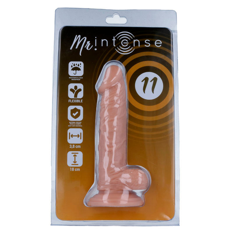MR INTENS - 11 PENIS REALÍSTIC 18 CM -O- 3.8 CM