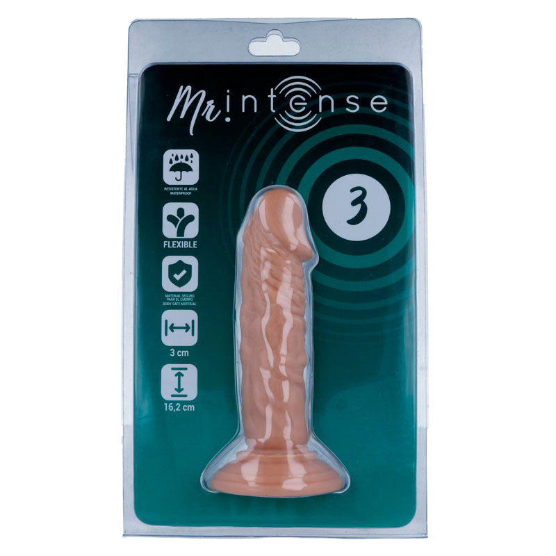 MR INTENSE - 3 PENIS REALÍSTIC 16.2 CM -O- 3 CM