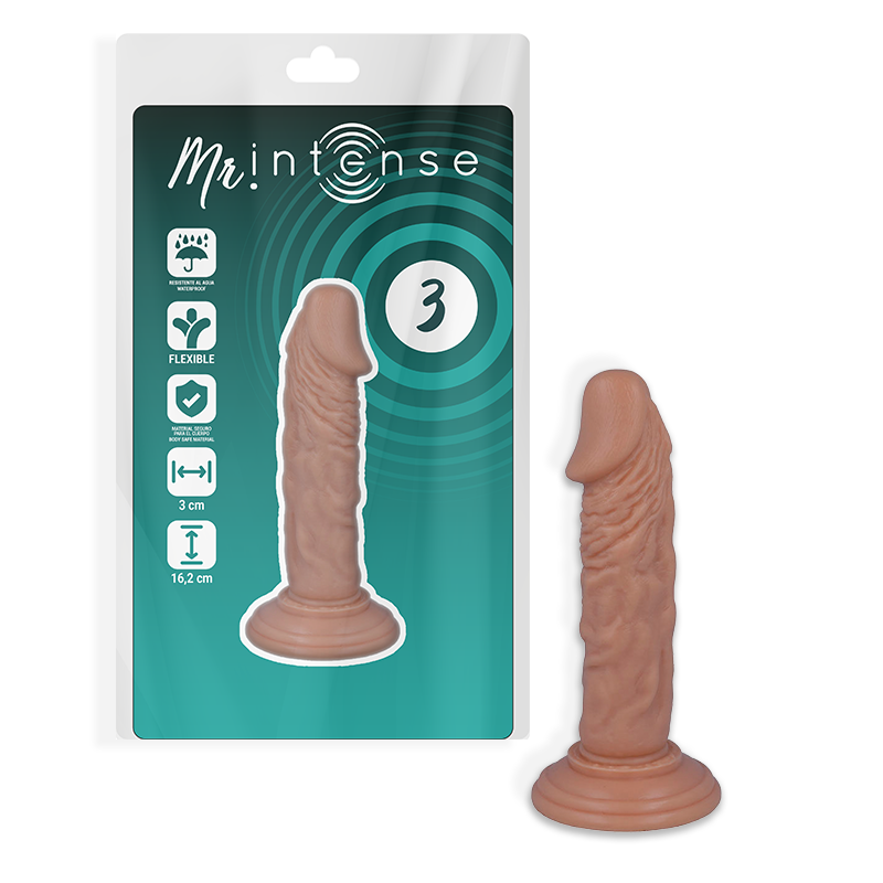 MR INTENSE - 3 PENIS REALÍSTIC 16.2 CM -O- 3 CM