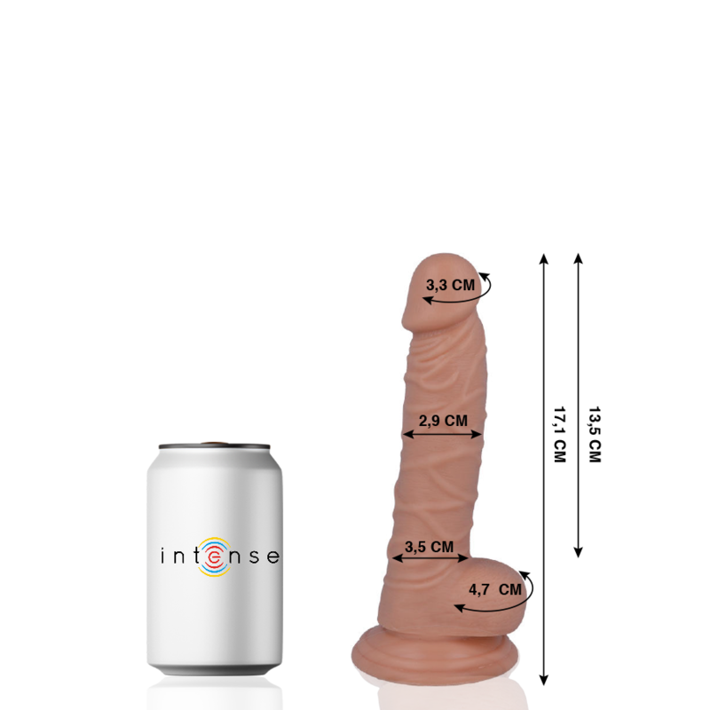 MR INTENS - 7 PENIS REALÍSTIC 17.1 CM -O- 2.9 CM