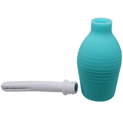 Pera anal de goma azul de la marca MR PLAY, con diseño ergonómico y suave para uso personal.