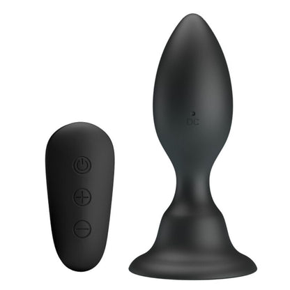 MR PLAY - VIBRATING ANAL PLUG BLACK REMOTE CONTROL