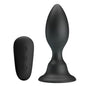 MR PLAY - VIBRATING ANAL PLUG BLACK REMOTE CONTROL