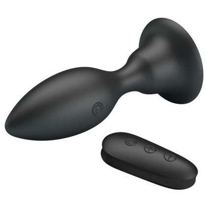MR PLAY - VIBRATING ANAL PLUG BLACK REMOTE CONTROL