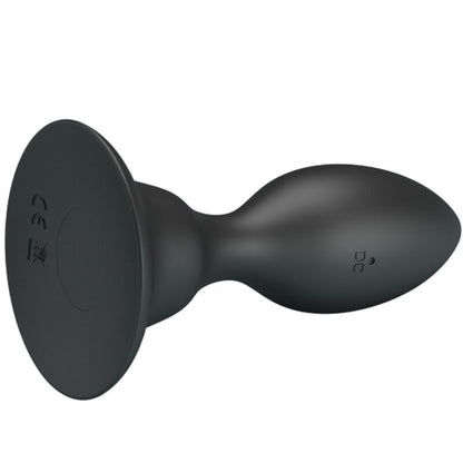MR PLAY - VIBRATING ANAL PLUG BLACK REMOTE CONTROL