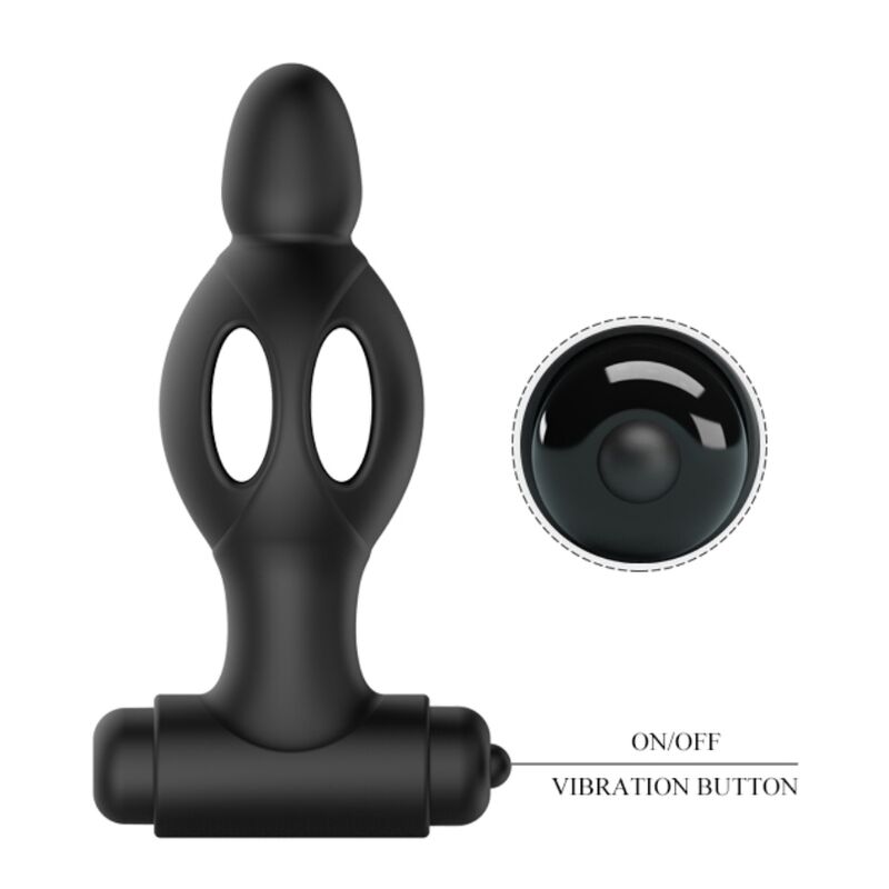 MR PLAY - PLUG ANAL DE SILICONA AMB VIBRACIÓ