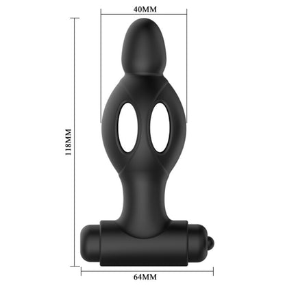 MR PLAY - PLUG ANAL DE SILICONA AMB VIBRACIÓ