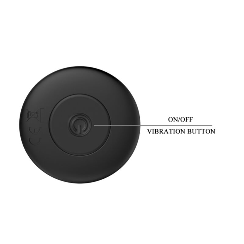 MR PLAY - PLUG ANAL VIBRADOR NEGRE RECARREGABLE