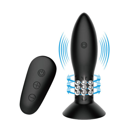 MR PLAY - PLUG AMB BOLES ROTADORES NEGRE CONTROL REMOT