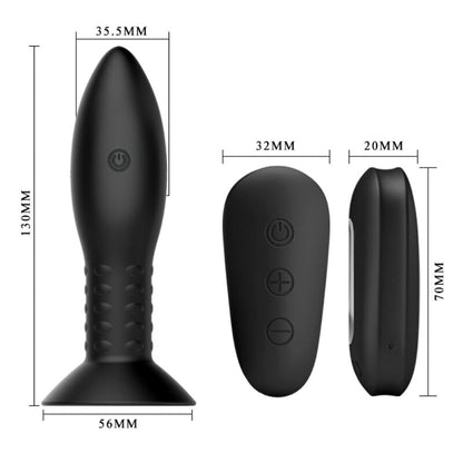 MR PLAY - PLUG AMB BOLES ROTADORES NEGRE CONTROL REMOT