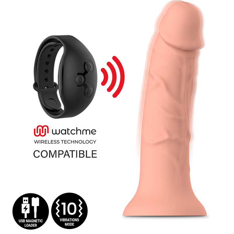 Vibrador MYTHOLOGY ASHER Original M con tecnología inalámbrica WatchMe, diseñado para placer y compatibilidad con dispositivos inteligentes.