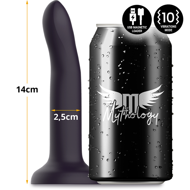 Vibrador MYTHOLOGY DUMAN MYSTIC S, compatible con tecnología inalámbrica WatchMe, con diseño elegante y material suave.