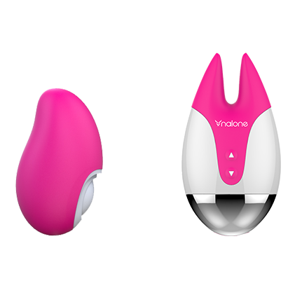 NALONE Fifi 2 clitoral stimulator in vibrant color, featuring ergonomic design and textured surface for enhanced pleasure.