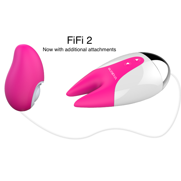 NALONE Fifi 2 clitoral stimulator in sleek design with soft silicone texture and ergonomic shape for pleasure.