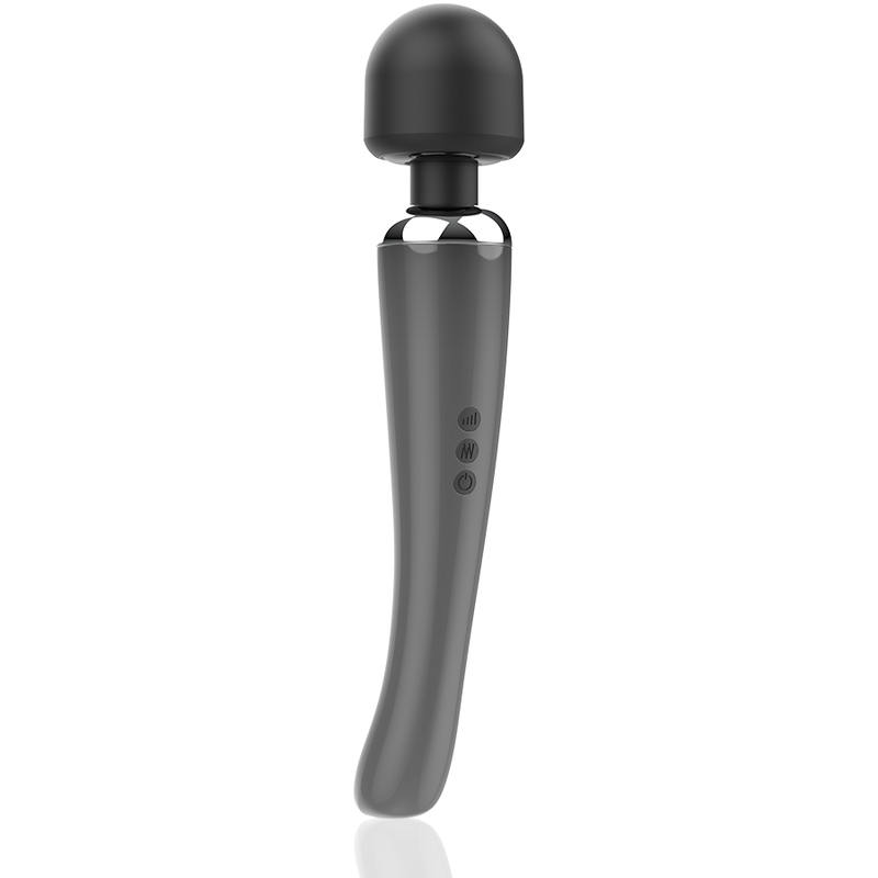Vibrador masajeador Naomi Wand de alta potencia, con diseño ergonómico y color blanco, ideal para relajación muscular.