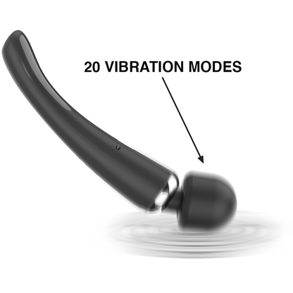 Vibrador masajeador Naomi Wand, potente y nuevo, con diseño compacto y superficie lisa para masaje relajante.
