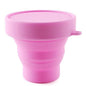 Esterilizador para copa menstrual de la marca NINA KIKÍ, en color blanco y compacto para higiene y seguridad.