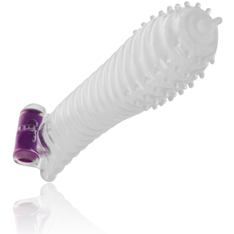 OHMAMA - FUNDA TEXTURADA PENIS AMB BALA VIBRADORA
