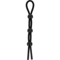 Cuerda con anillo para pene y testículos de la marca OHMAMA FETISH, diseñada para restricción y placer.