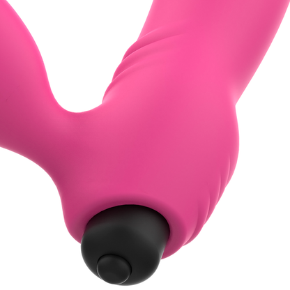 OHMAMA - BIX VIBRADOR DOBLE ESTIMULACIÓ XMAS EDITION ROSA