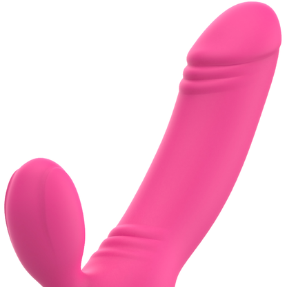 OHMAMA - BIX VIBRADOR DOBLE ESTIMULACIÓ XMAS EDITION ROSA