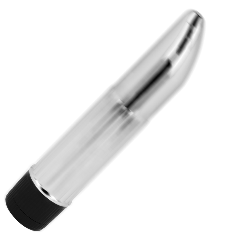 Mini vibrador OHMAMA Silver de 13.5 cm, pequeño y discreto, con acabado en plata, diseñado para placer personal.
