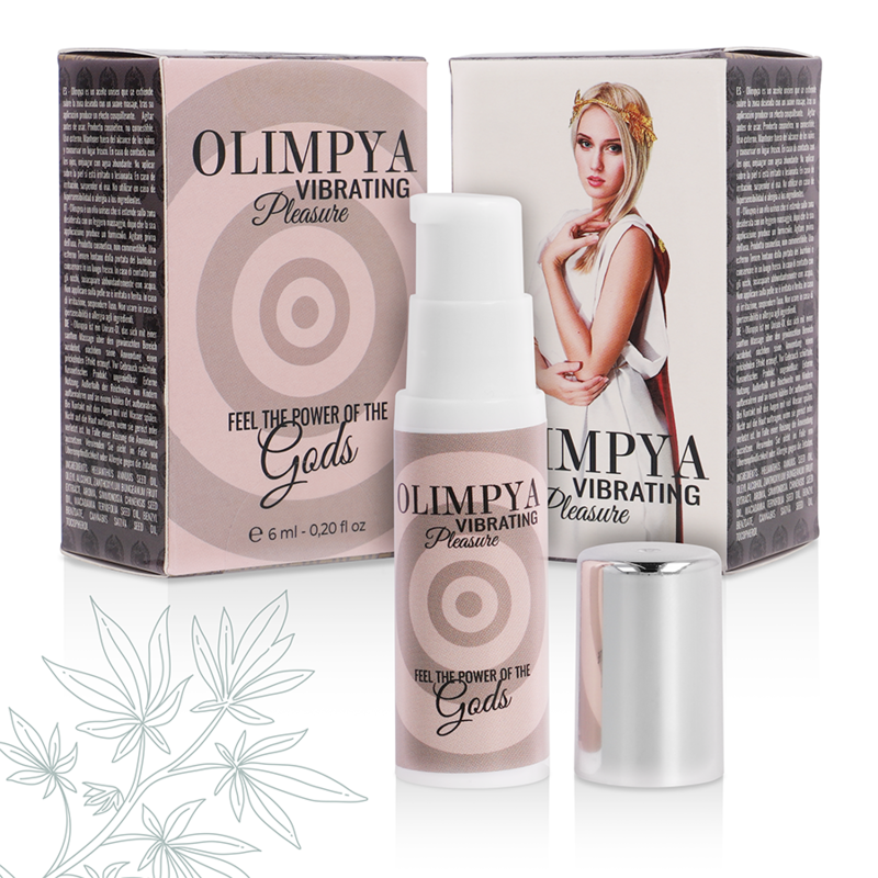 Vibrador estimulante OLIMPYA VIBRATING PLEASURE POTENTE, diseñado para placer intenso, con textura y tamaño ergonómico.