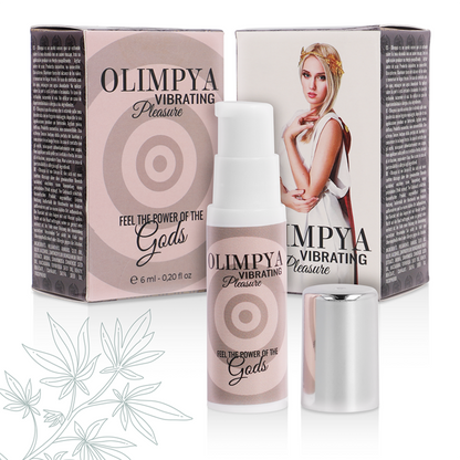 Vibrador estimulante OLIMPYA VIBRATING PLEASURE POTENTE, diseñado para placer intenso, con textura y tamaño ergonómico.