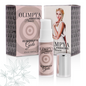 Vibrador estimulante OLIMPYA VIBRATING PLEASURE POTENTE, diseñado para placer intenso, con textura y tamaño ergonómico.