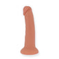 Dildo vibrador grande ONINDER Bogotá con 9 velocidades, 22 cm, diámetro 4.5 cm, en color natural, con app gratuita.