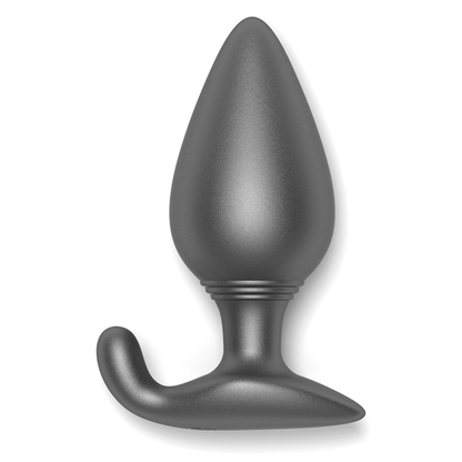 Black ONINDER Rio Plug anal vibrator with app control, shown with sleek design and textured surface for enhanced pleasure.
