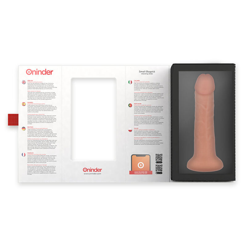 Figura de ONINDER, pequeña escultura de cyber realismo de Bogotá con vibración, mide 17.5 cm y 4 cm, con aplicación gratuita.