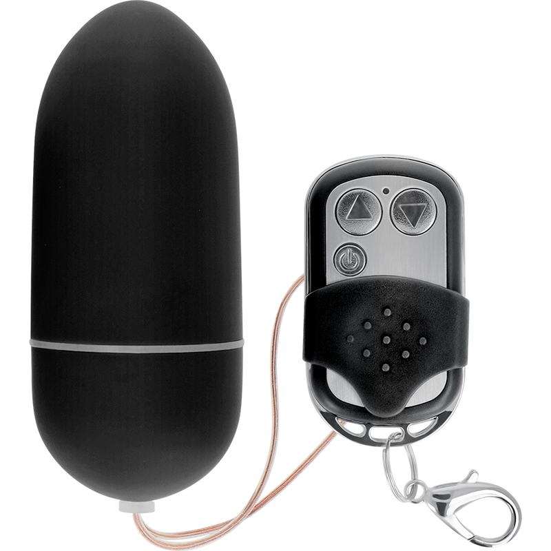 Huevo vibrador control remoto negro de la marca ONLINE, diseño compacto y discreto para uso personal.