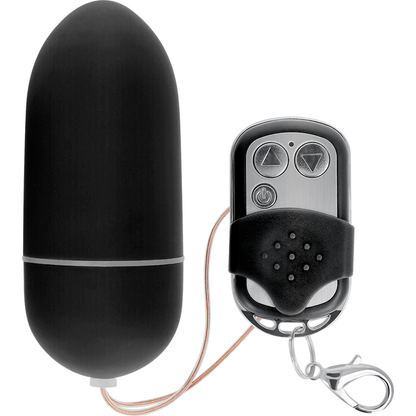 Huevo vibrador control remoto negro de la marca ONLINE, diseño compacto y discreto para uso personal.