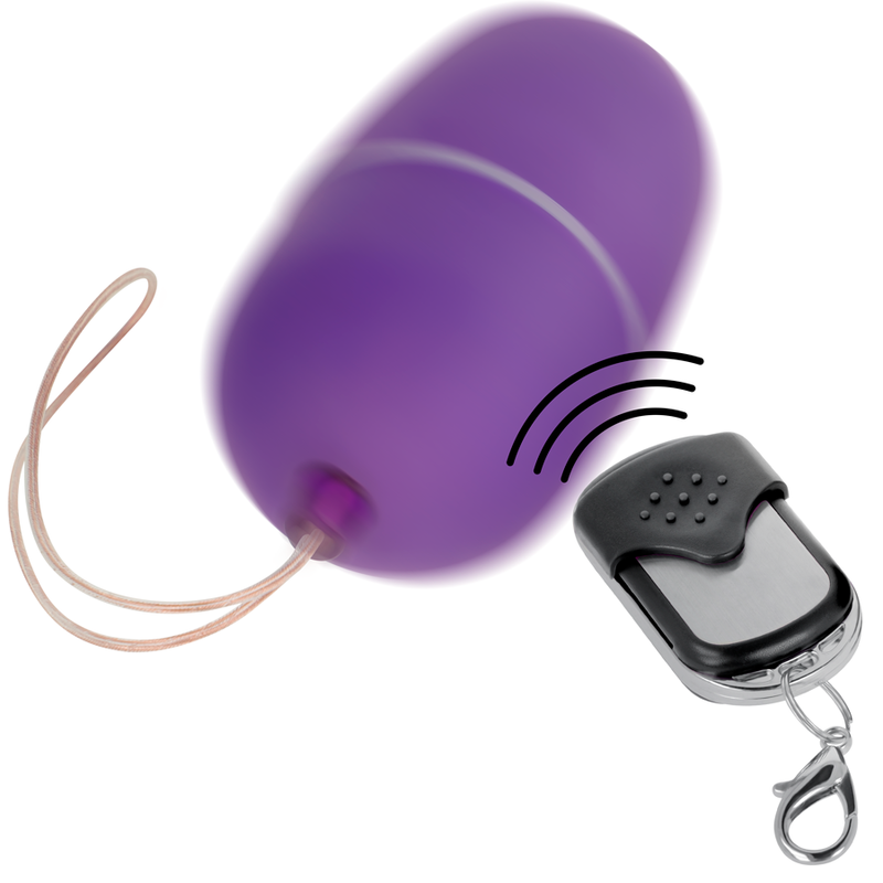 Huevo vibrador control remoto en color lila de la marca ONLINE, diseñado para placer con función a distancia.
