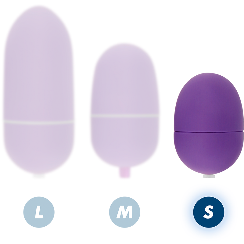 Huevo vibrador control remoto en color lila de la marca ONLINE, con diseño compacto y funcional para placer personal.