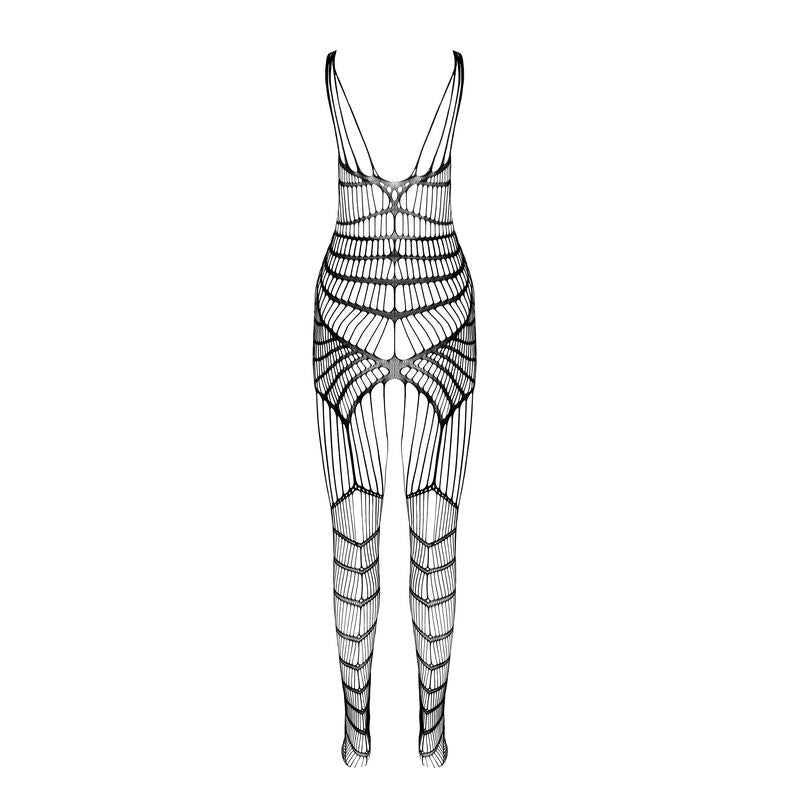 PASSION - BS 102 BODYSTOCKING BLANC TALLA ÚNICA