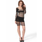 Medias de cuerpo negro PASSION BS 105 de talla única, ajustadas y elegantes, diseñadas por PASSION WOMAN BODYSTOCKINGS.